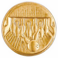 1" Stamped Medal Insert (Bowling)
